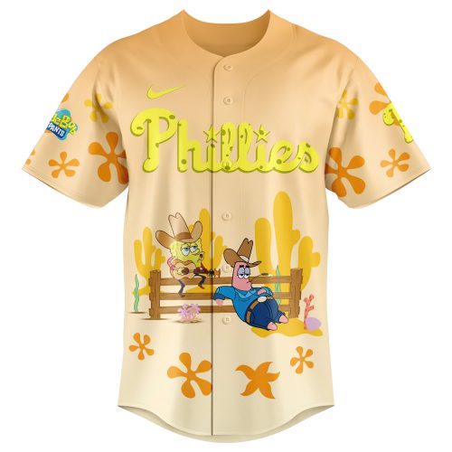 Philadelphia Phillies x SpongeBob SquarePants 2025 Jersey