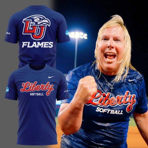 Liberty Lady Flames Softball Special New T-shirt