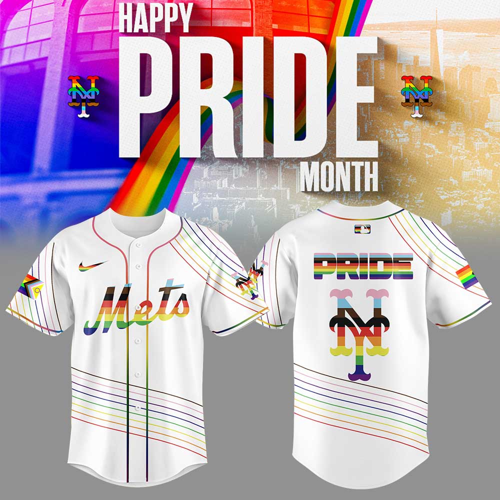 Limited Edition New York Mets Happy Pride Month Jersey Limited Edition New York Mets Happy Pride Month Jersey