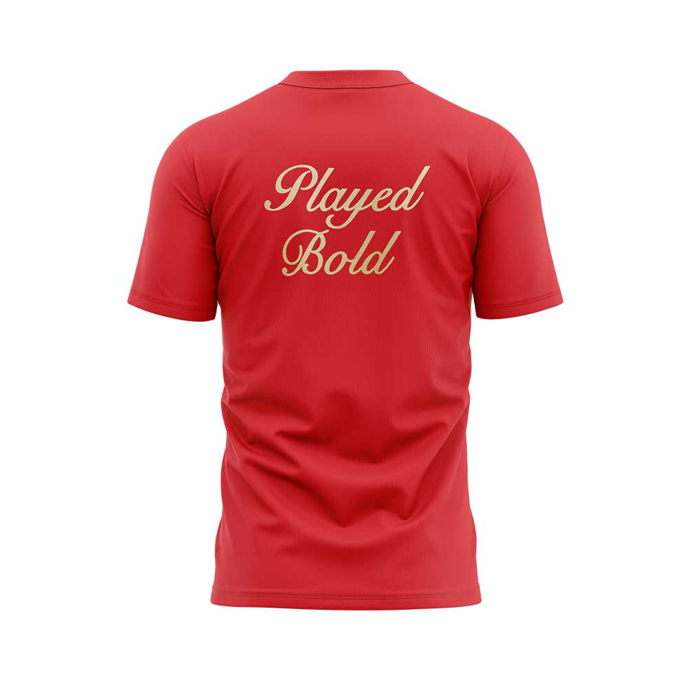 Royal Challengers Bengaluru Tata Indian Premier League Champions 2025 "Played Bold" Red Tee Royal Challengers Bengaluru Tata Indian Premier League Champions 2025 "Played Bold" Red Tee