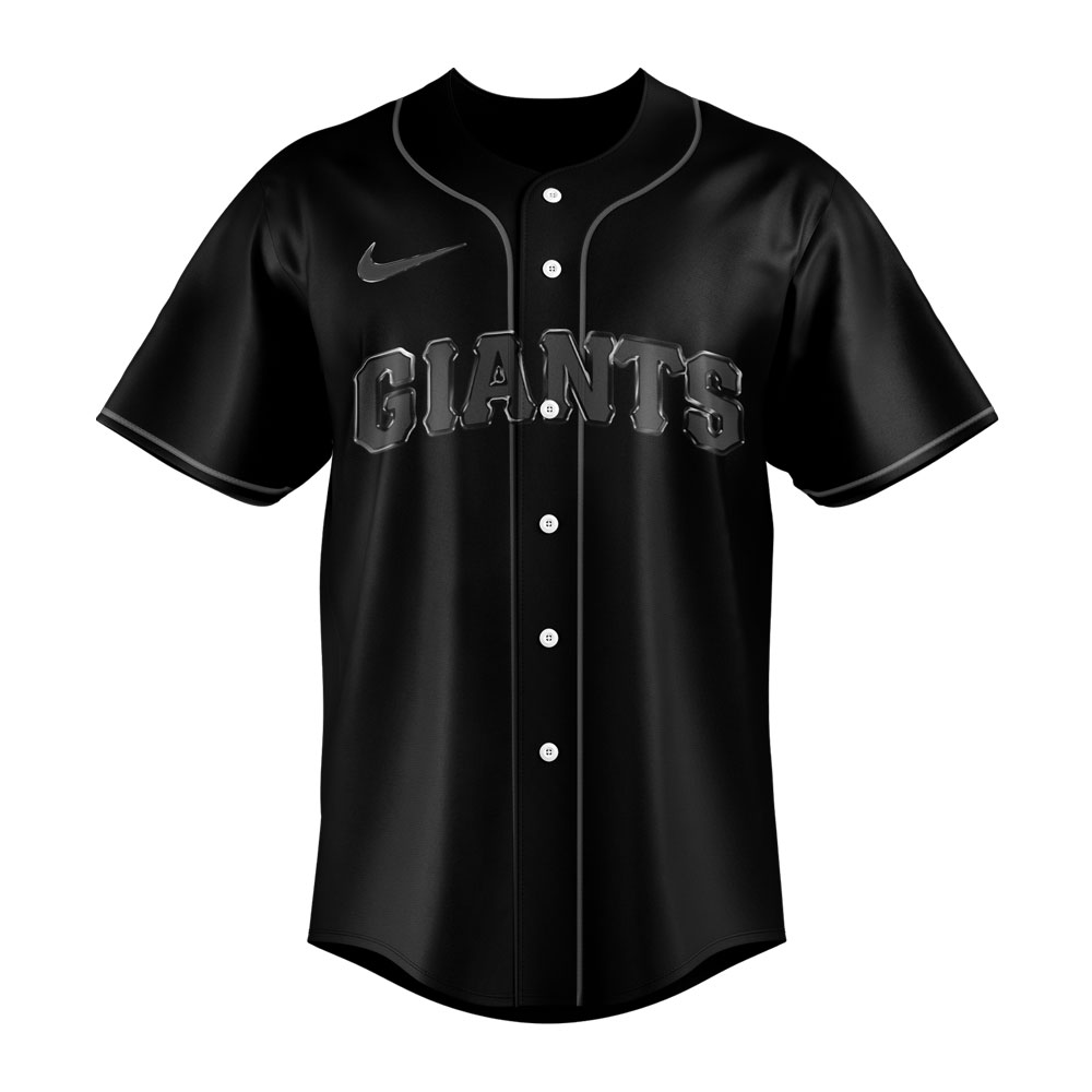 San Francisco Giants "Back to Black" Special Baseball Jersey San Francisco Giants "Back to Black" Special Baseball Jersey