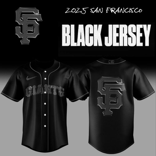 San Francisco Giants “Back to Black” Special Baseball Jersey