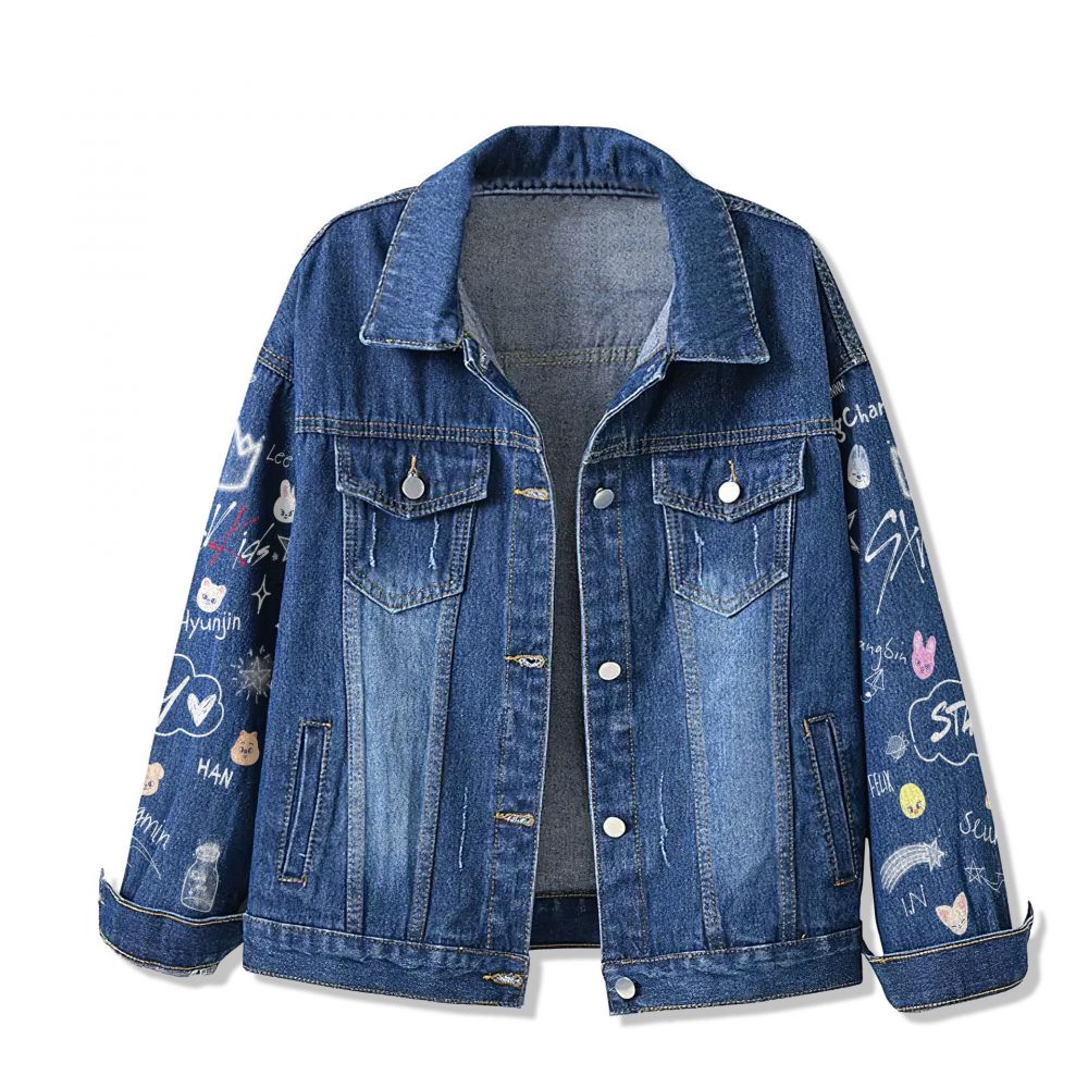 Stray Kids DominATE World Tour Denim Jacket