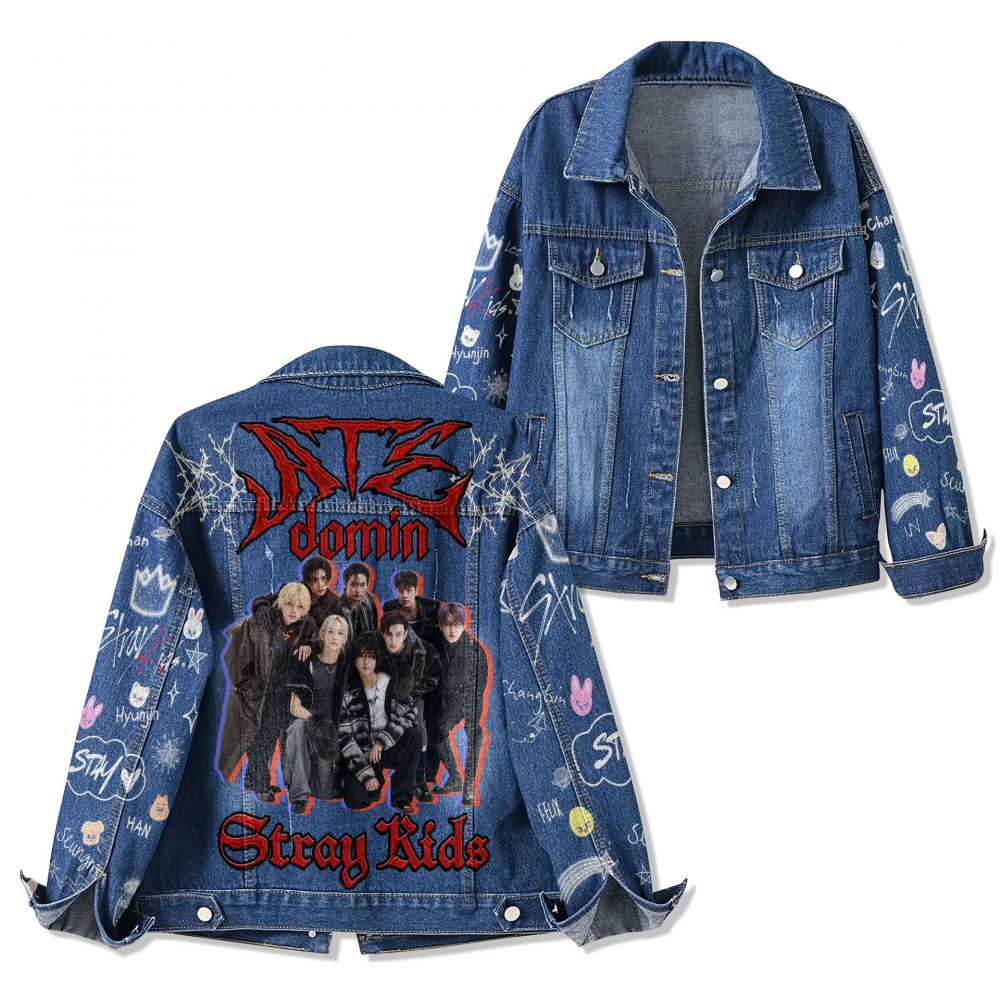 Stray Kids DominATE World Tour Denim Jacket