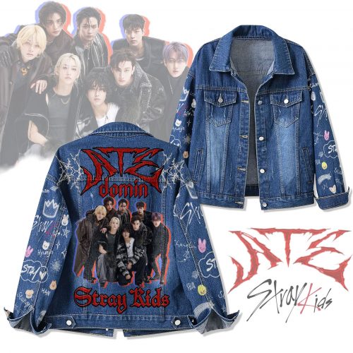 Stray Kids DominATE World Tour Denim Jacket