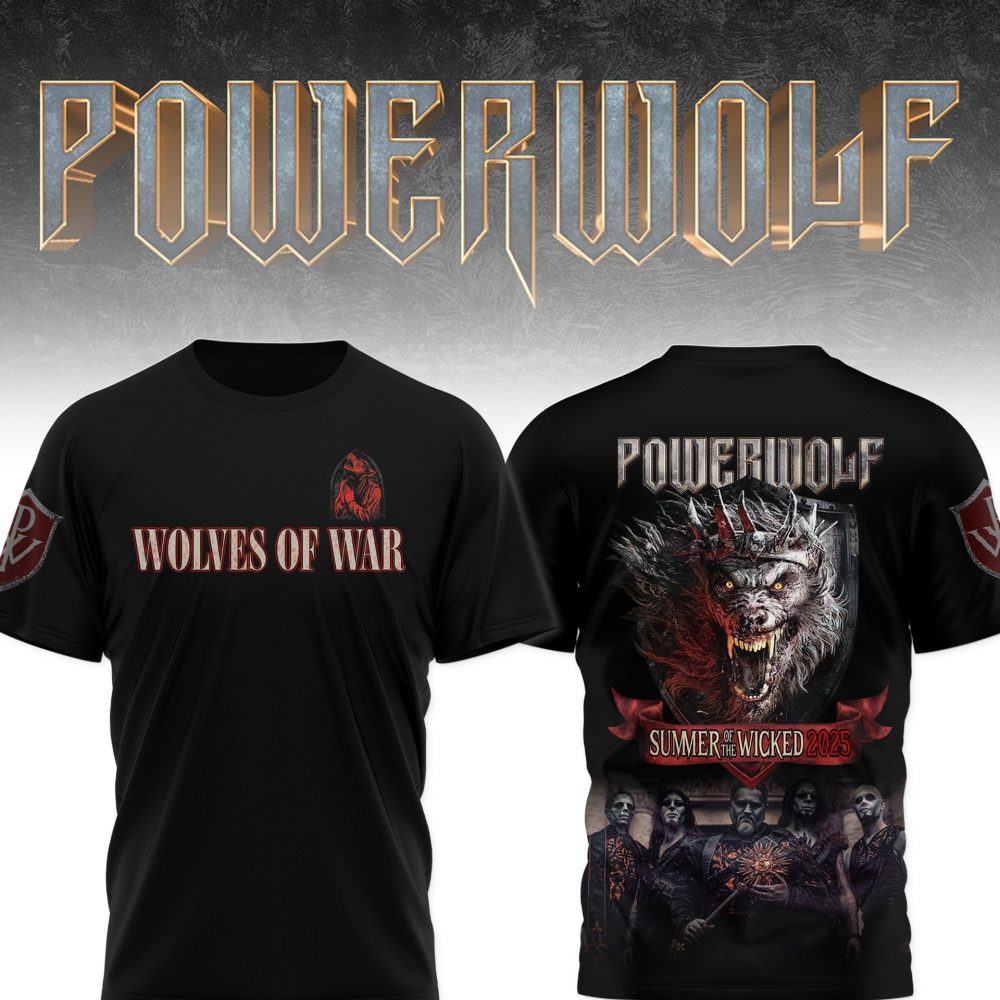 Powerwolf Summer of the Wicked 2025 Special Shirt