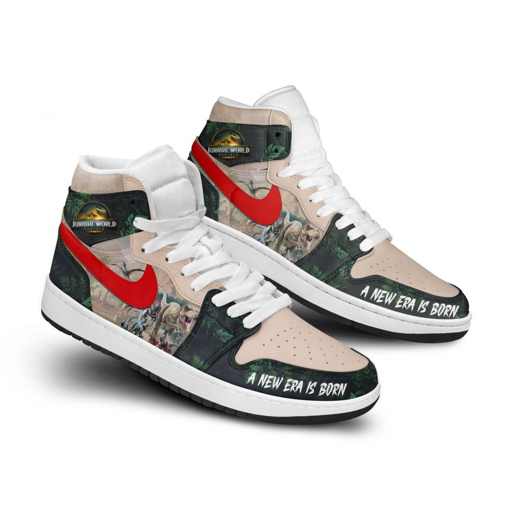 Jurassic World Rebirth 2025 A New Era Is Born Air Jordan 1 Sneakers