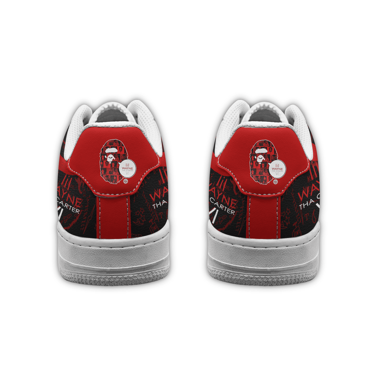 Lil Wayne Tha Carter VI Young Money Air Force 1 Sneakers Lil Wayne Tha Carter VI Young Money Air Force 1 Sneakers