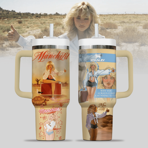 Sabrina Carpenter Man Child New MV Special Tumbler 40oz with Handle
