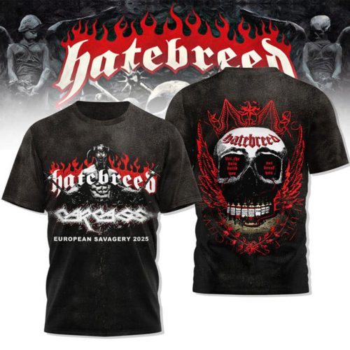 Hatebreed Band European Savagery 2025 Premium Shirt