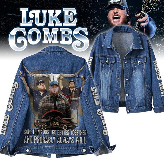 Luke Combs Country Singer World Tour 2025 Special Denim Jacket Luke Combs Country Singer World Tour 2025 Special Denim Jacket