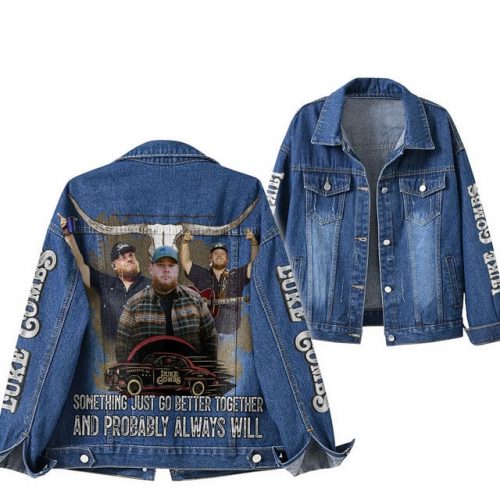 Luke Combs Country Singer World Tour 2025 Special Denim Jacket