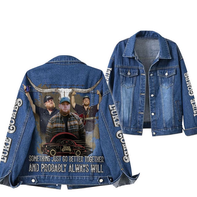 Luke Combs Country Singer World Tour 2025 Special Denim Jacket Luke Combs Country Singer World Tour 2025 Special Denim Jacket