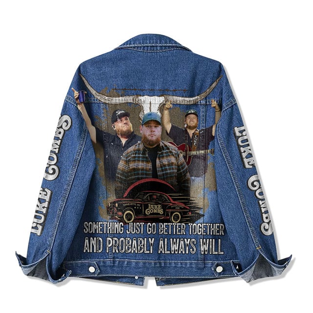 Luke Combs Country Singer World Tour 2025 Special Denim Jacket Luke Combs Country Singer World Tour 2025 Special Denim Jacket