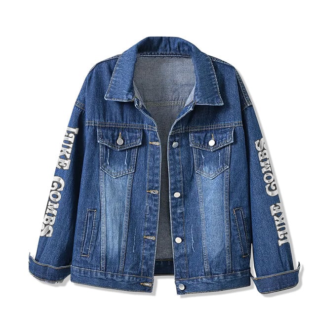 Luke Combs Country Singer World Tour 2025 Special Denim Jacket Luke Combs Country Singer World Tour 2025 Special Denim Jacket