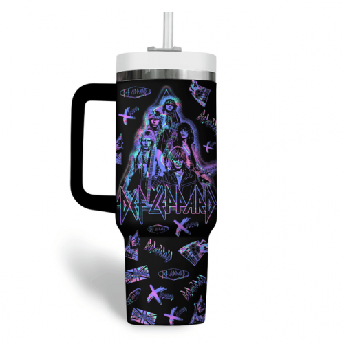 Def Leppard Tour 2025 Gift For Fans Customized 40oz Stanley Tumbler