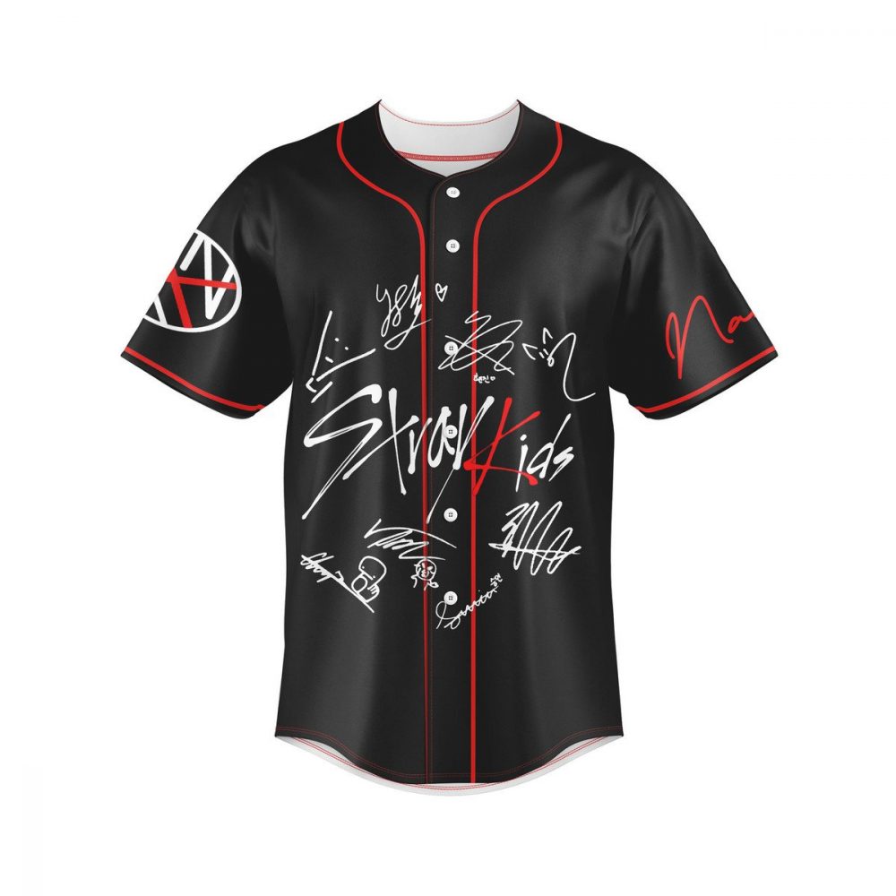 Stray Kids Dominate Tour 2025 Custom Name Baseball Jersey
