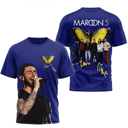 Maroon 5 Love is Like New Album 2025 Special Shirt