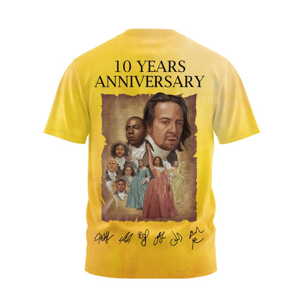 Hamilton 10th Anniversary “Hamilten” Special Shirt