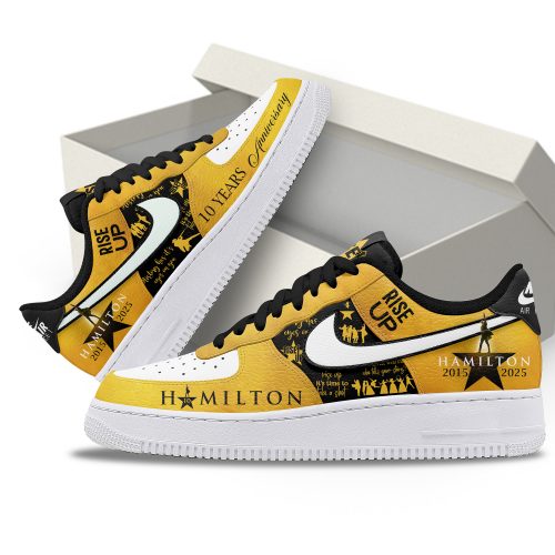 Hamilton 10 Years Anniversary Rise Up Limited Air Force 1 Sneakers