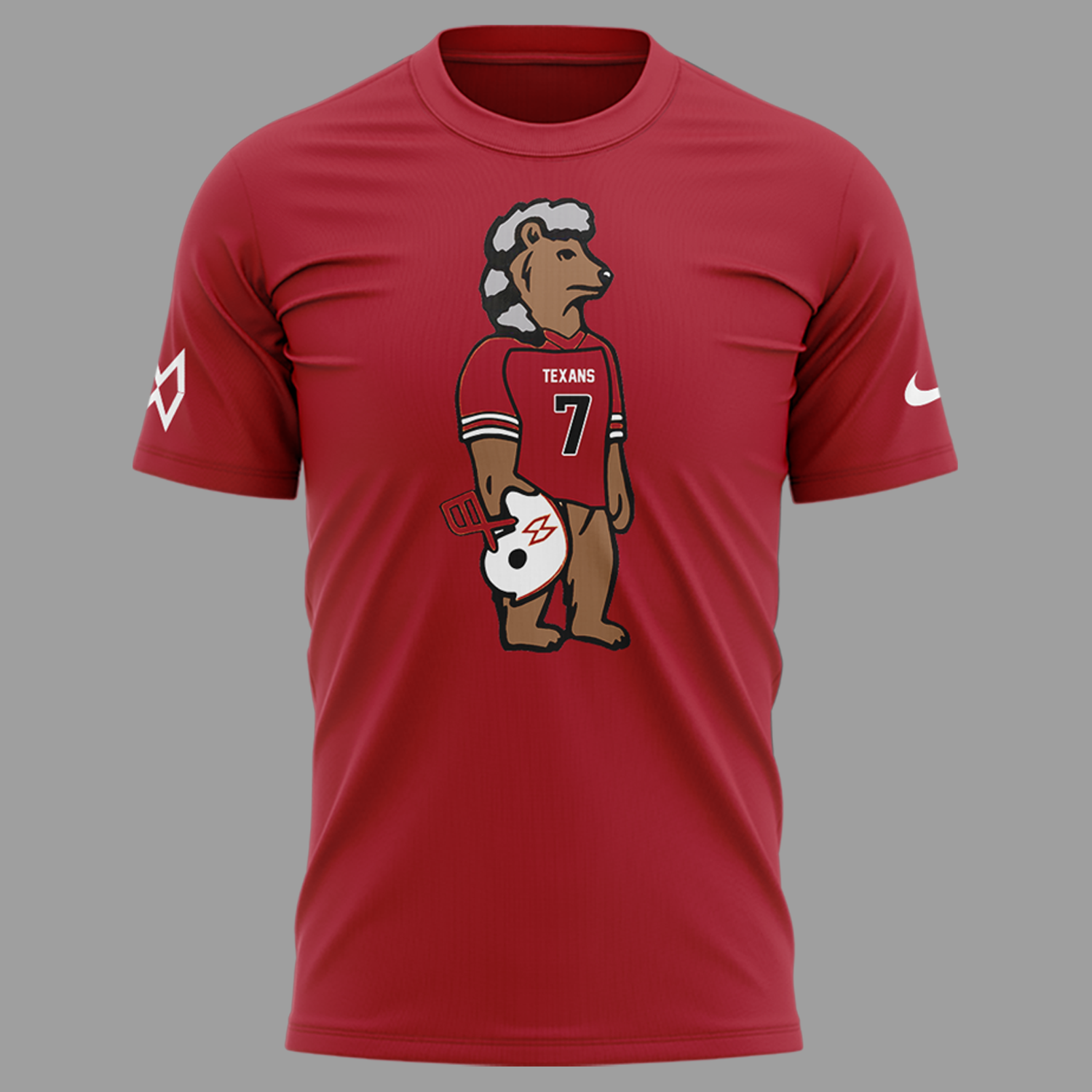 Morgan Wallen x Houston Texans Special Red Tee Morgan Wallen x Houston Texans Special Red Tee