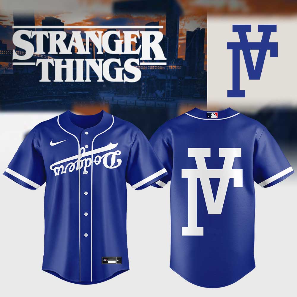 Los Angeles Dodgers STRANGER THINGS Limited Edition Jersey Los Angeles Dodgers STRANGER THINGS Limited Edition Jersey