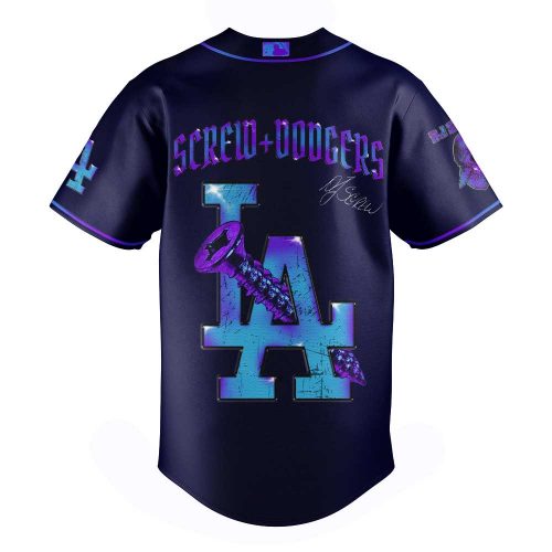Los Angeles Dodgers Honor All-Time DJ Screw Signature Baseball Jersey