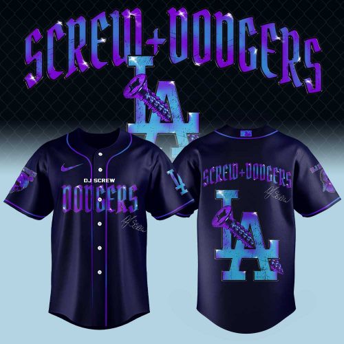Los Angeles Dodgers Honor All-Time DJ Screw Signature Baseball Jersey