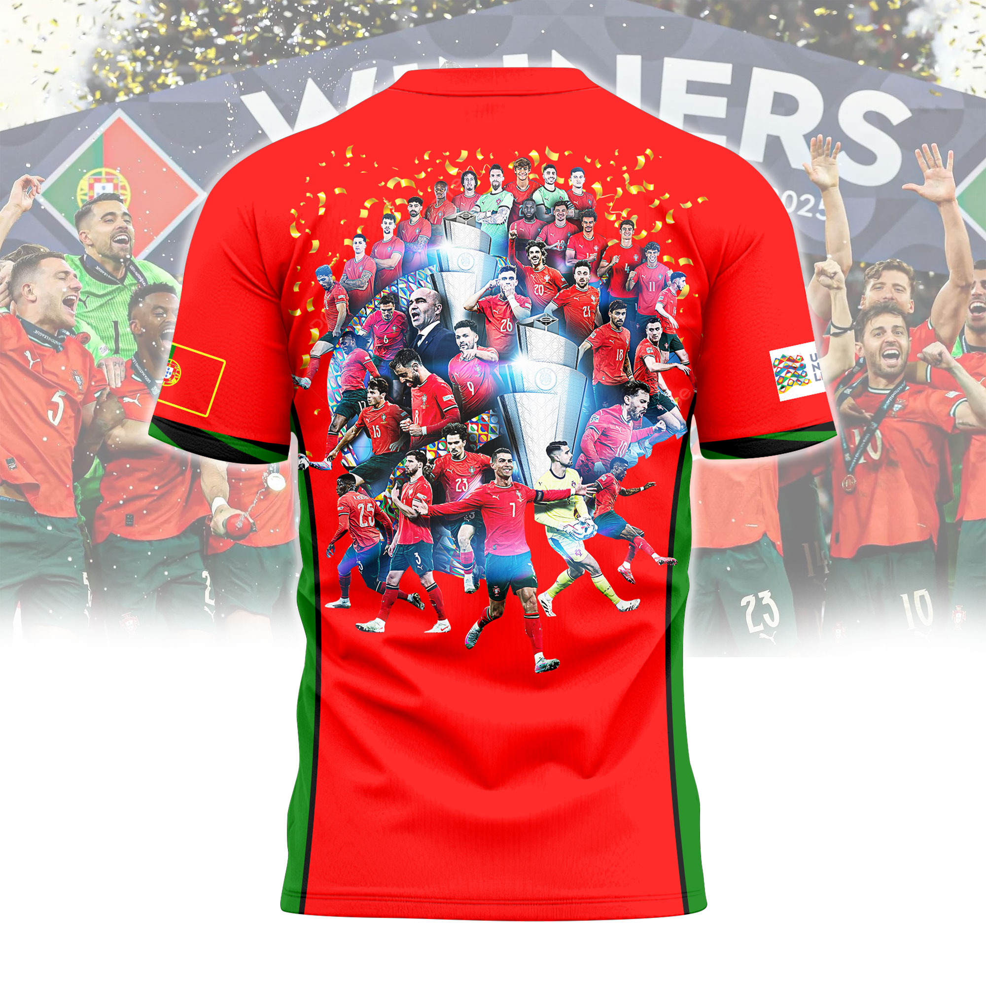 Portugal UEFA Nations League Champions 2025 Shirt Portugal UEFA Nations League Champions 2025 Shirt