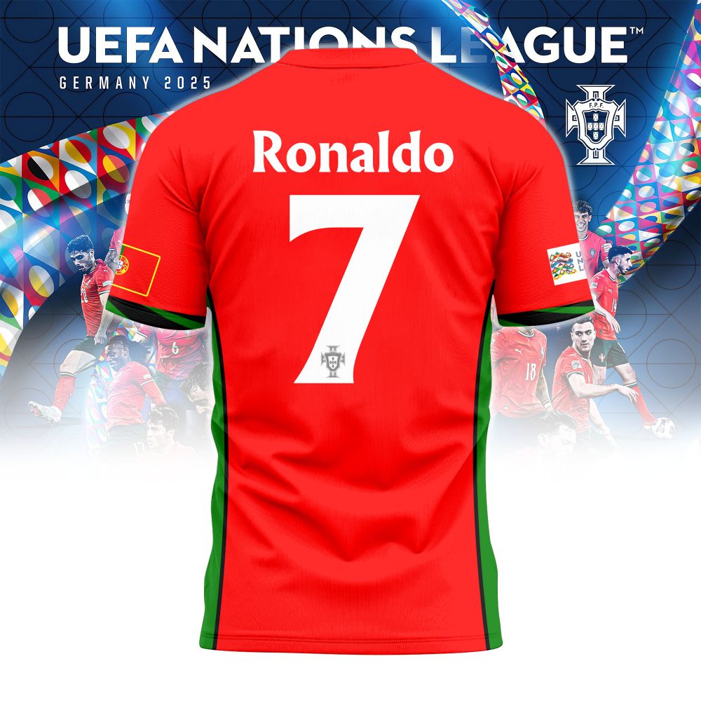Cristiano Ronaldo Portugal UEFA Nations League Champions 2025 Shirt