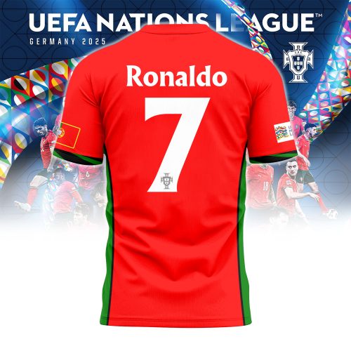 Cristiano Ronaldo Portugal UEFA Nations League Champions 2025 Shirt