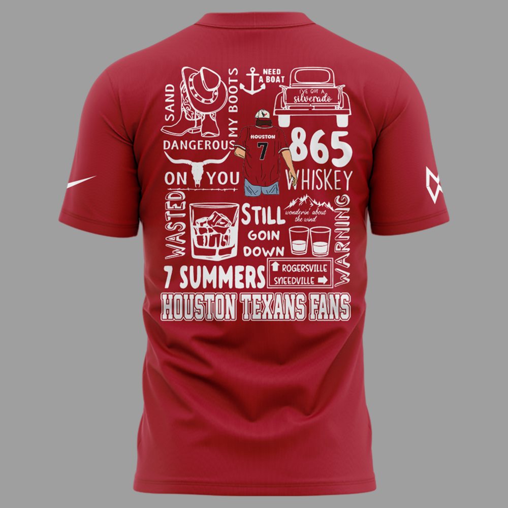 Morgan Wallen x Houston Texans Special Red Tee