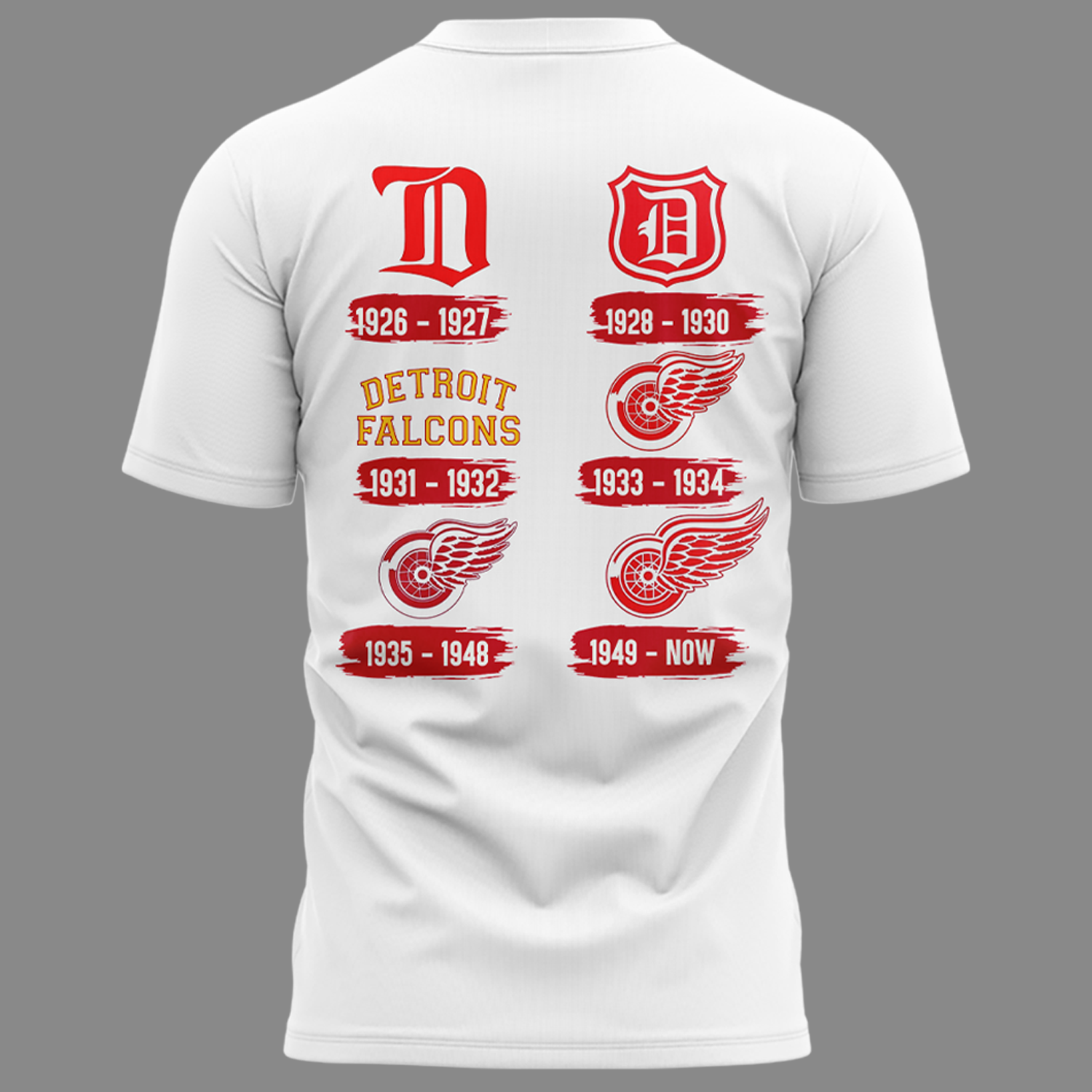 Detroit Red Wings 100th Anniversary White Special Edition Shirt Detroit Red Wings 100th Anniversary White Special Edition Shirt