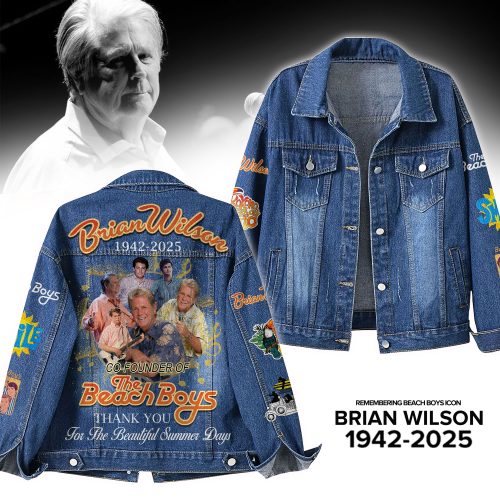 Brian Wilson Thank You For The Beautiful Summer Days Denim Jacket