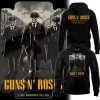 Guns N’ Roses World Tour to Birmingham 2025 Special White Hoodie