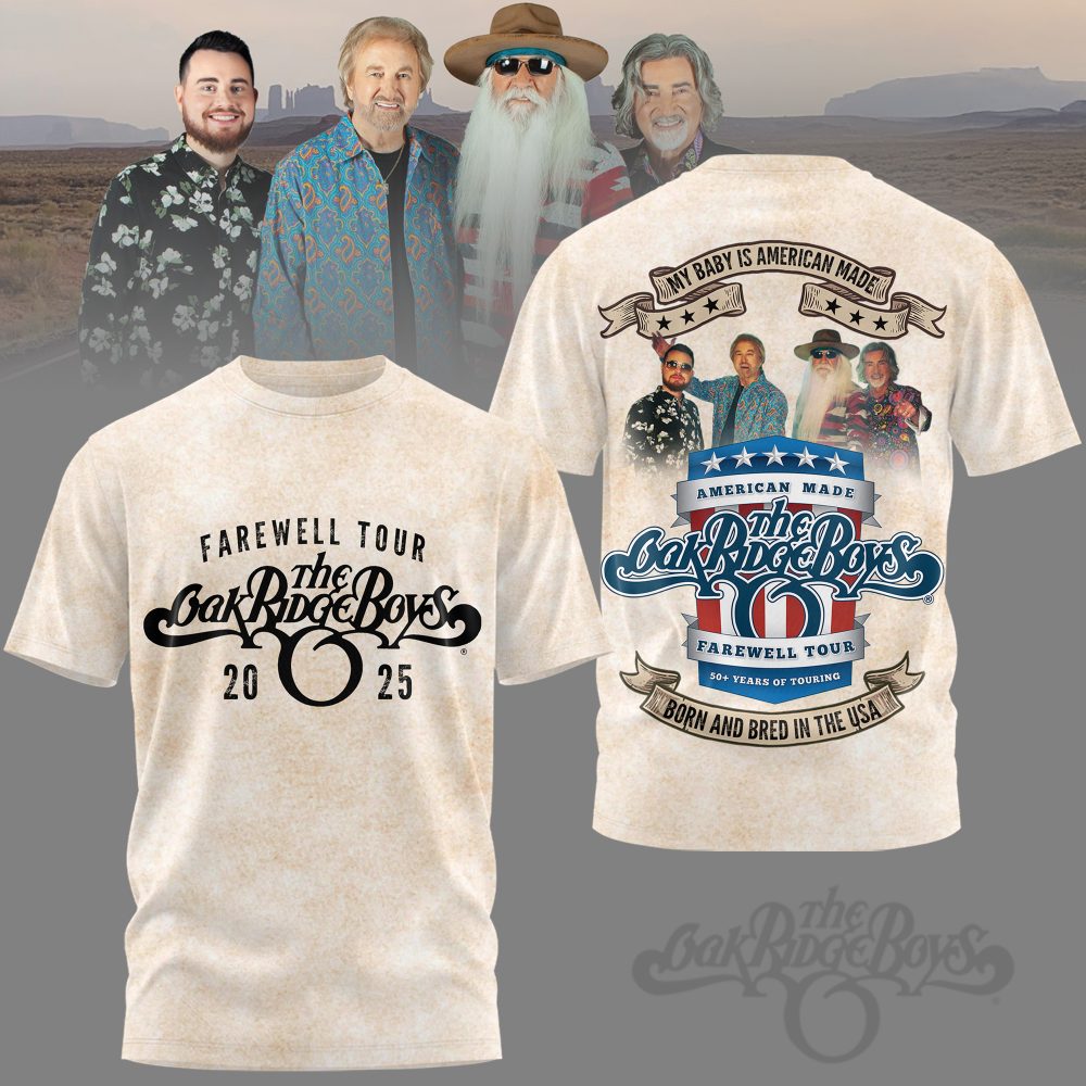 The Oak Ridge Boys Farewell Tour 2025 Special Shirt