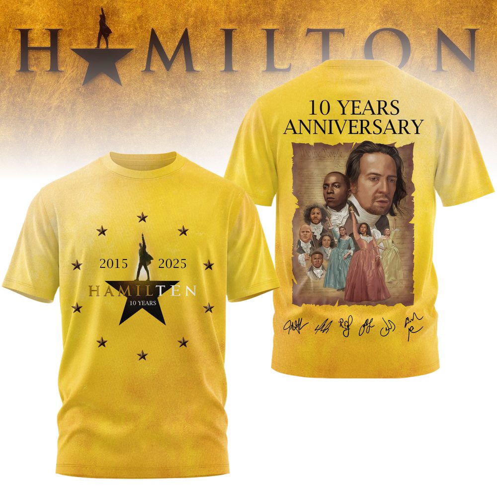 Hamilton 10th Anniversary “Hamilten” Special Shirt