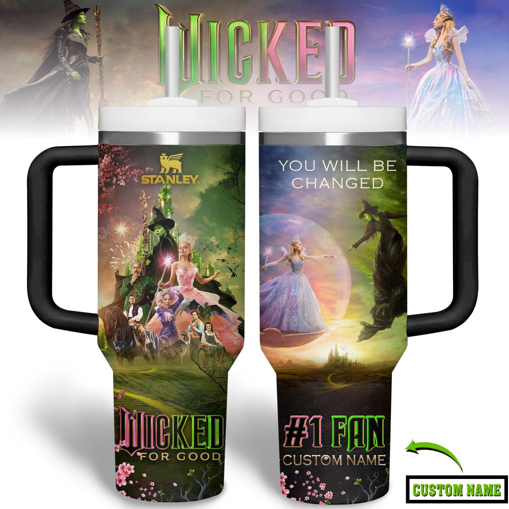 Wicked For Good 2025 Gift For Fans 40 oz Stanley Tumbler