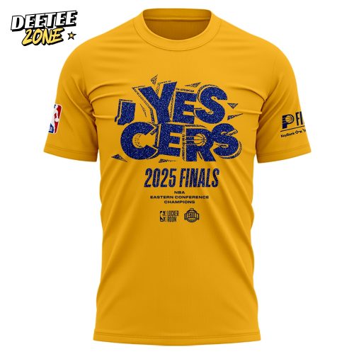 Indiana Pacers “YES’ CERS” “But This Is Indiana”  Yellow T-shirt