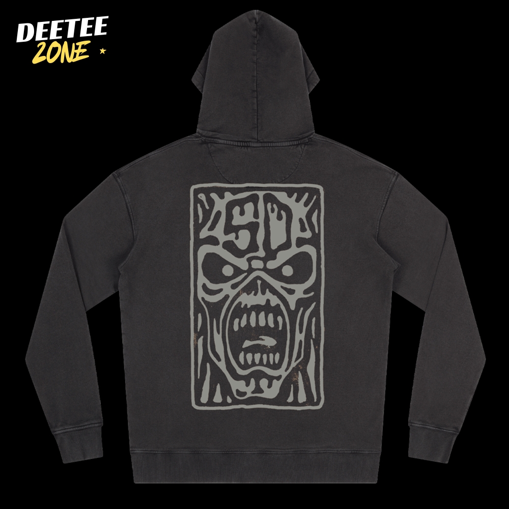 50th Logo Stamp Stonewashed Black Pullover Hoodie 50th Logo Stamp Stonewashed Black Pullover Hoodie