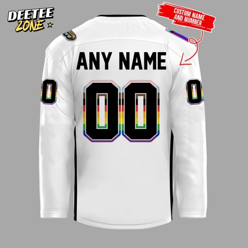 Anaheim Ducks Happy Pride Month 2025 Personalized Hockey Jersey
