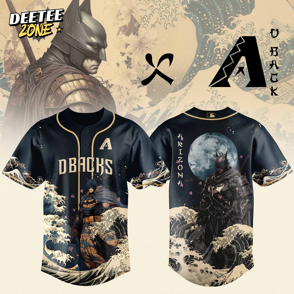 Arizona Diamondbacks MLB x Batman The legend of Gotham Jersey 2025 Arizona Diamondbacks MLB x Batman The legend of Gotham Jersey 2025
