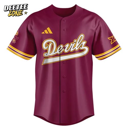 Arizona State Sun Devils x Draft Combine 2025 Red Baseball Jersey
