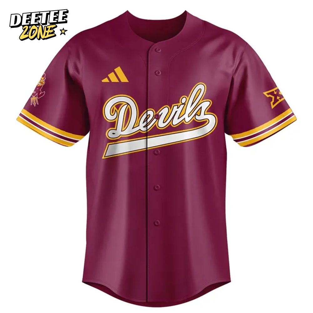 Arizona State Sun Devils x Draft Combine 2025 Red Baseball Jersey Arizona State Sun Devils x Draft Combine 2025 Red Baseball Jersey