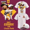 Arizona State Sun Devils x Draft Combine 2025 Red Baseball Jersey