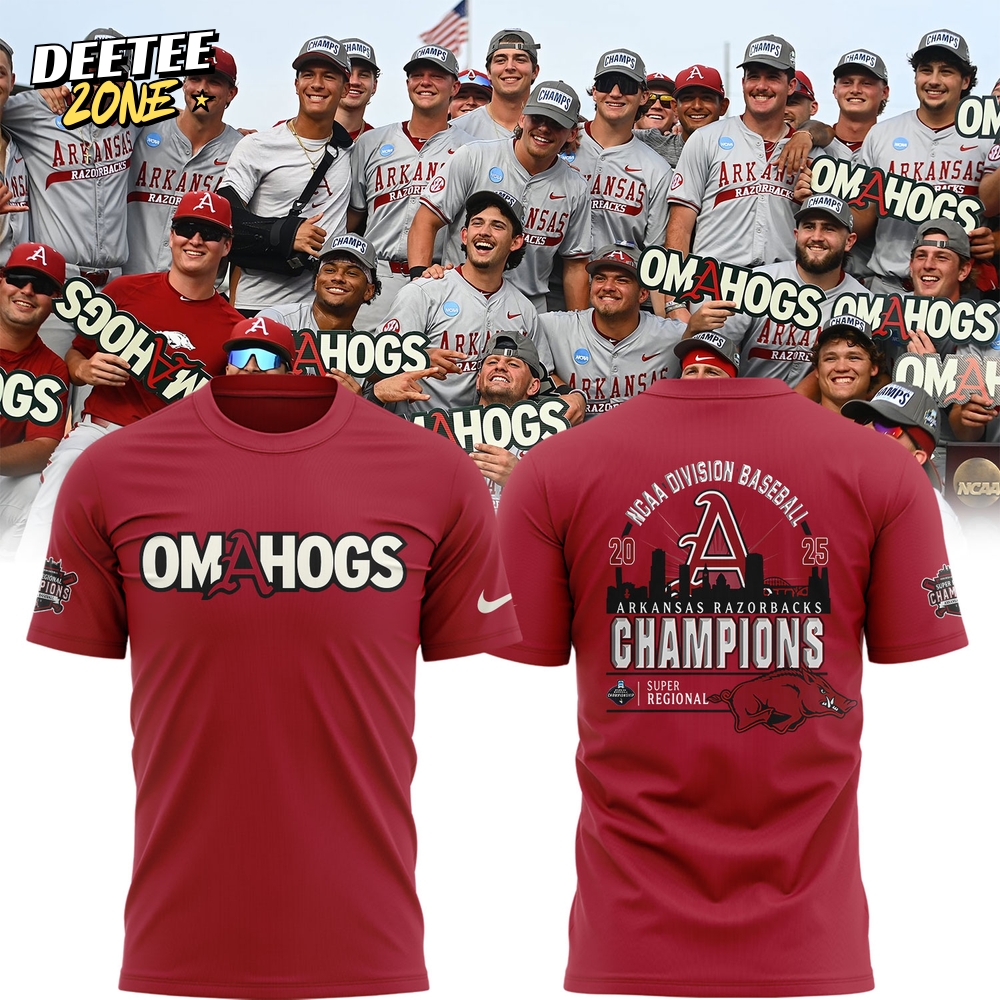 Arkansas Razorbacks Omahogs Super Regionals Champions 2025 Shirt Arkansas Razorbacks Omahogs Super Regionals Champions 2025 Shirt
