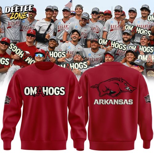 Arkansas Razorbacks Omahogs Super Regionals Champions 2025 Sweatshirt