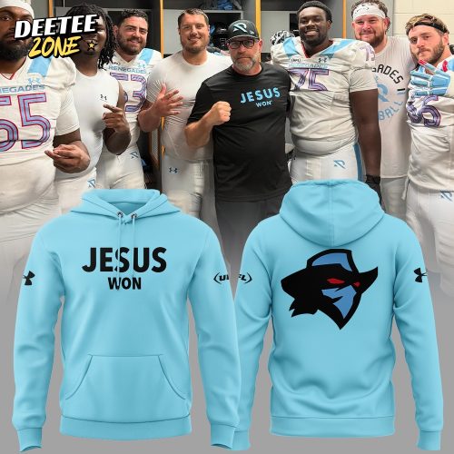 Arlington Renegades x Jesus Won 2025 Special Blue Hoodie Set