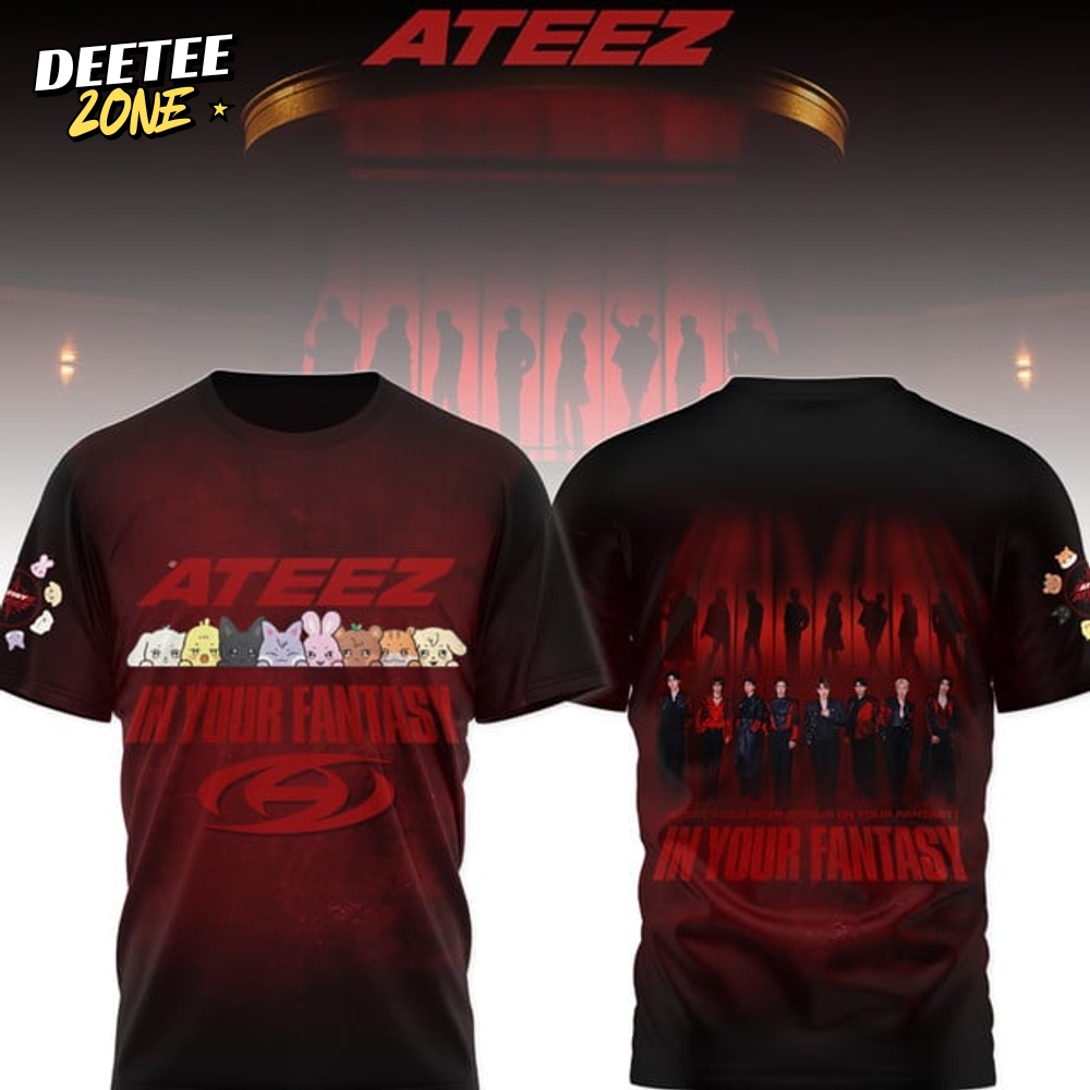 Ateez 2025 World Tour In Your Fantasy Premium Shirt Ateez 2025 World Tour In Your Fantasy Premium Shirt