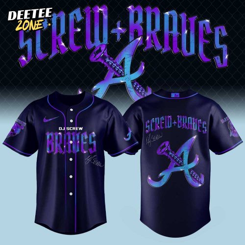 Atlanta Braves Honor All-Time DJ Screw Signature Baseball Jersey